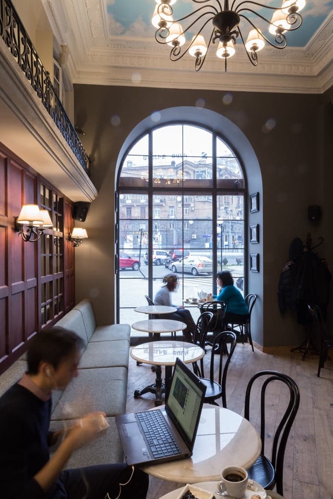 Interior architecture for Brioche Café