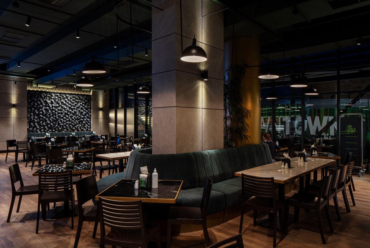 Interior architecture for Foodpark by Downtown