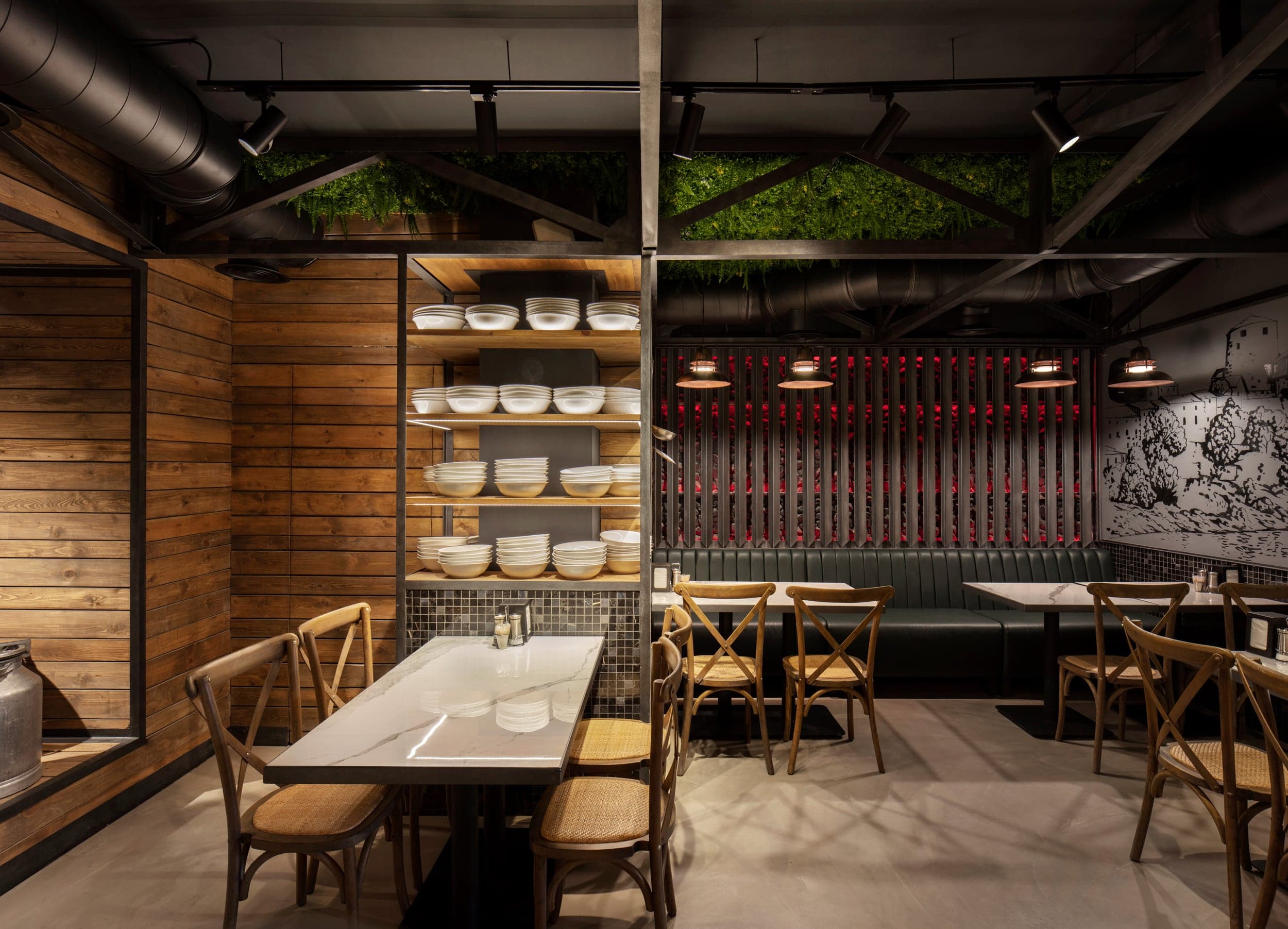Interior architecture for Grillian Restaurant