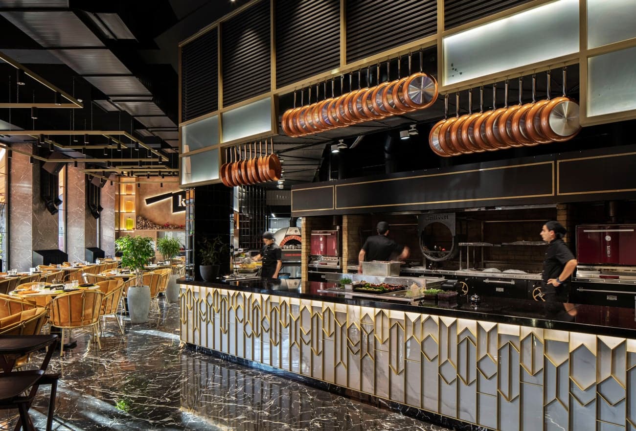 Luxury dining bar designed by IMAGEMAN