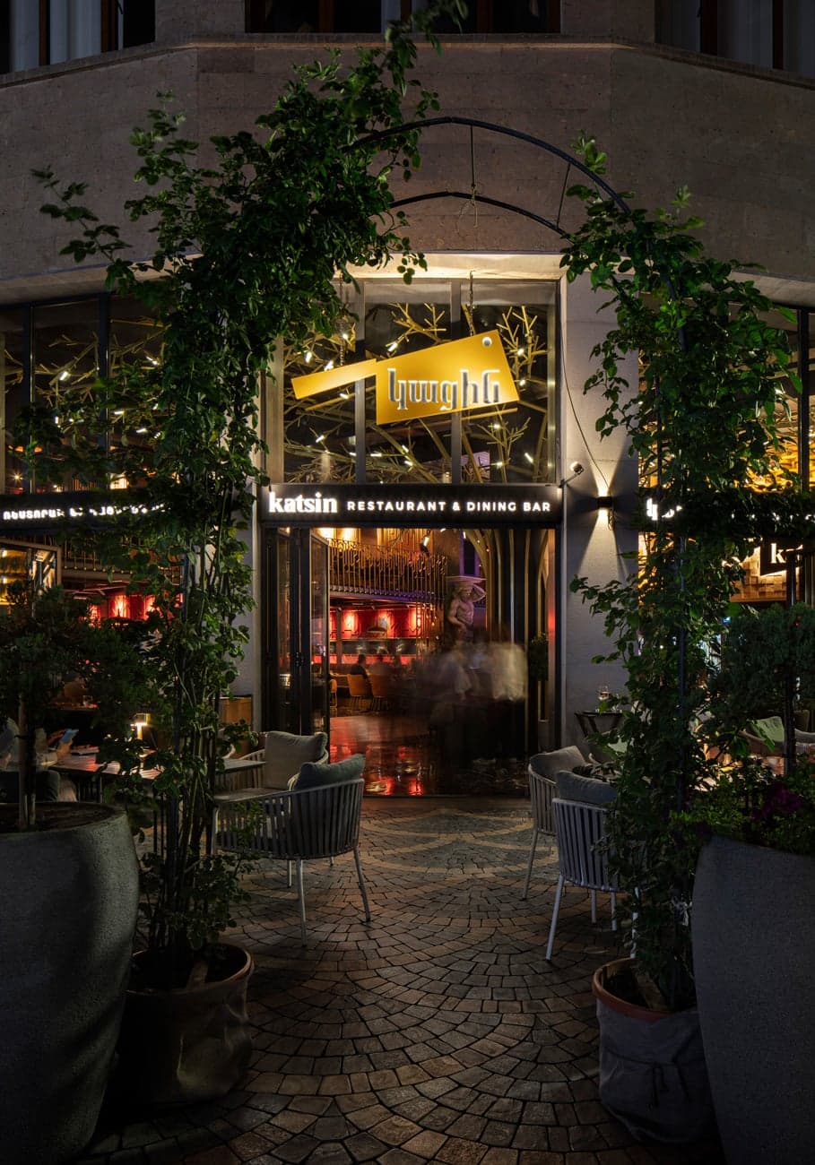 Modern hospitality architecture for KATSIN Restaurant