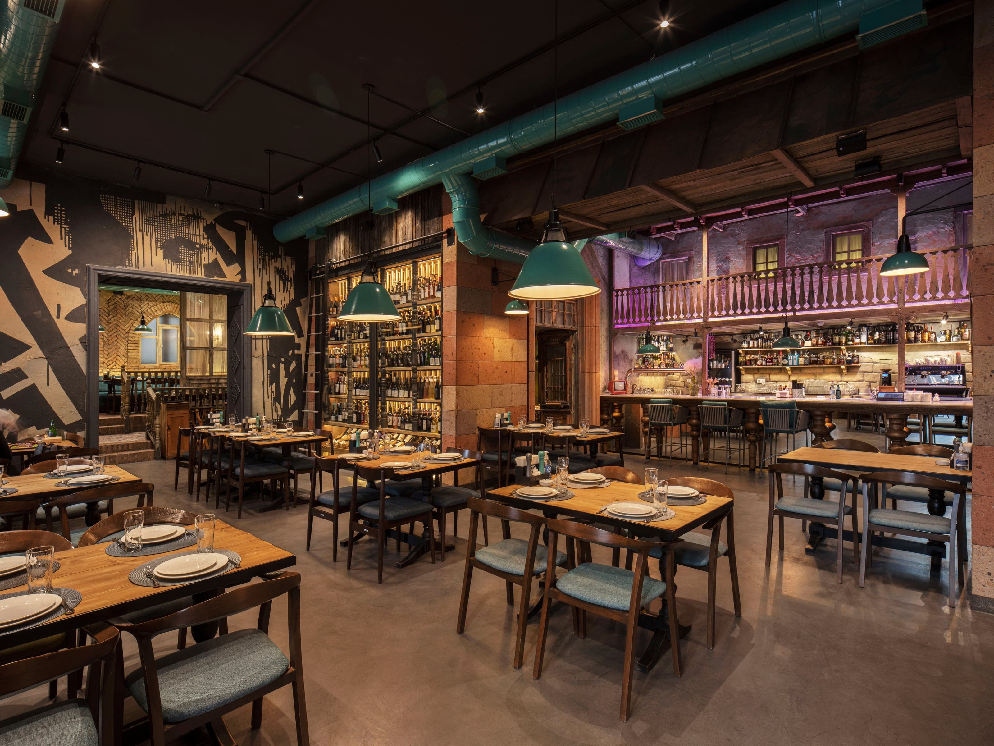 Restaurant architecture inspired by the spirit of Yerevan