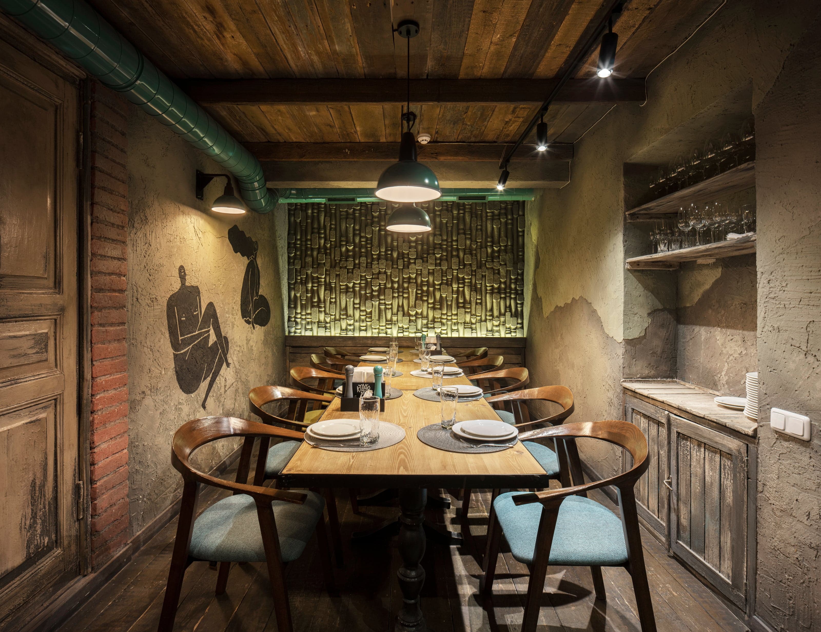 Restaurant architecture inspired by the spirit of Yerevan