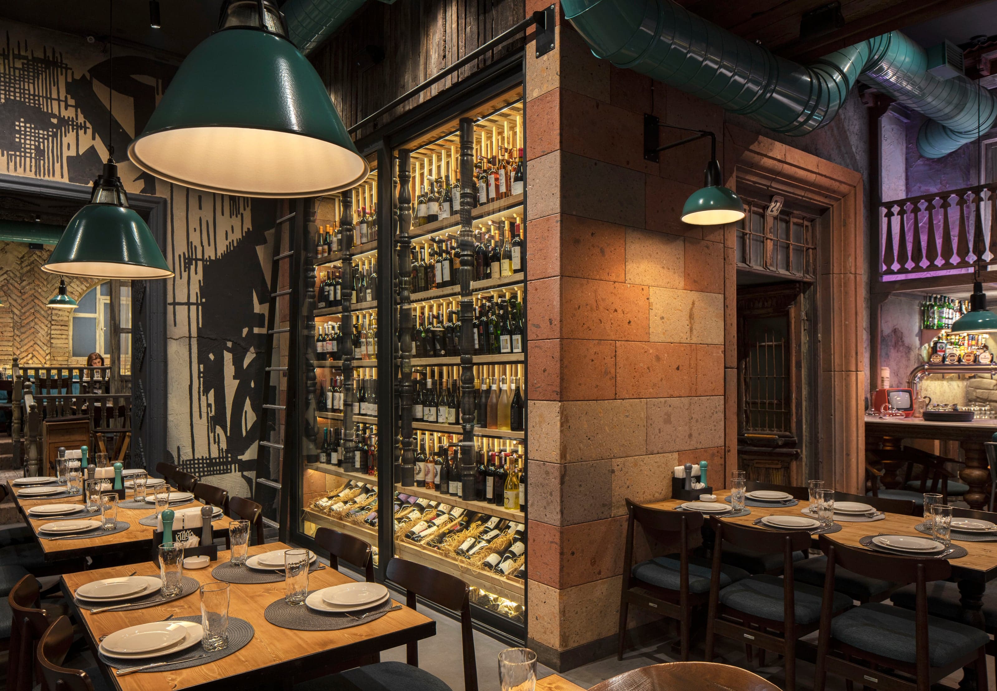 Interior architecture for an Armenian cuisine restaurant