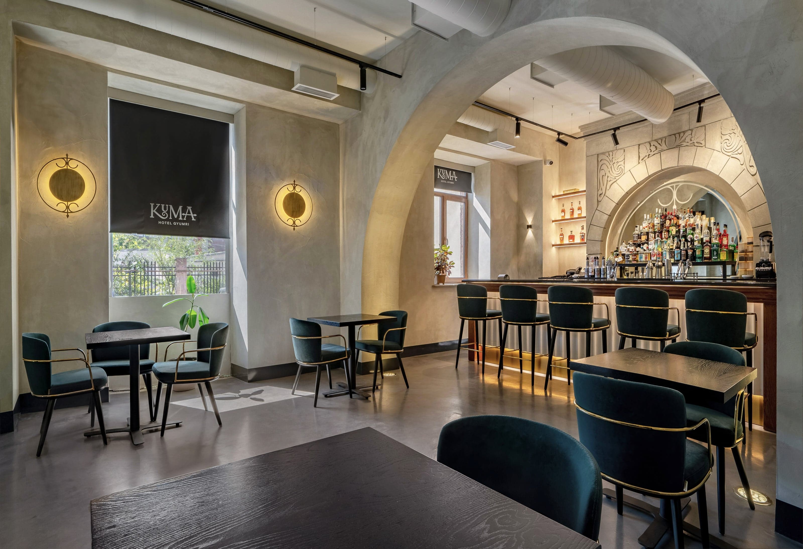 Contemporary dining space in Gyumri