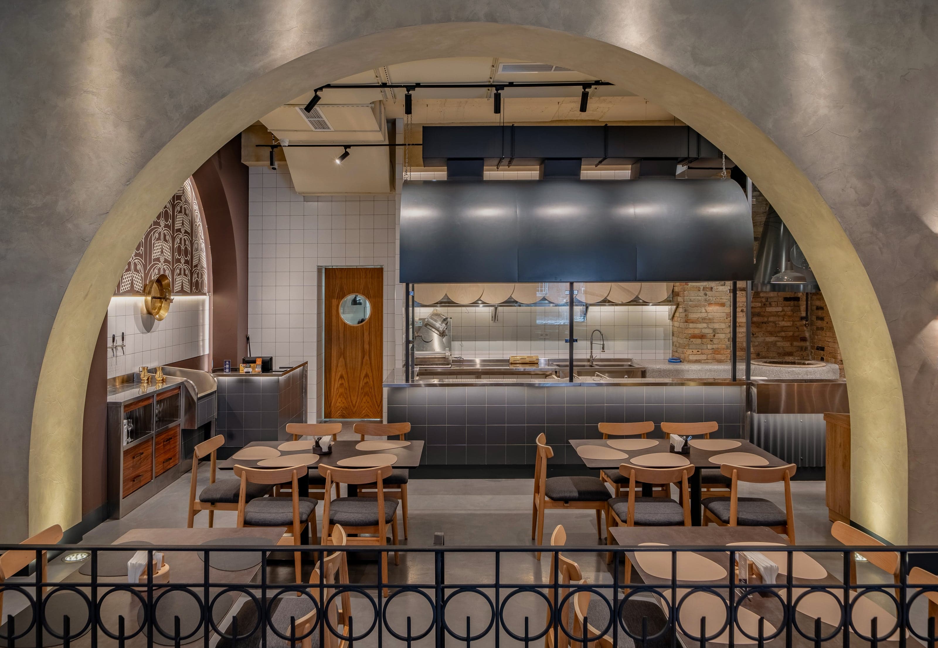 Contemporary restaurant interior inspired by Kumayri
