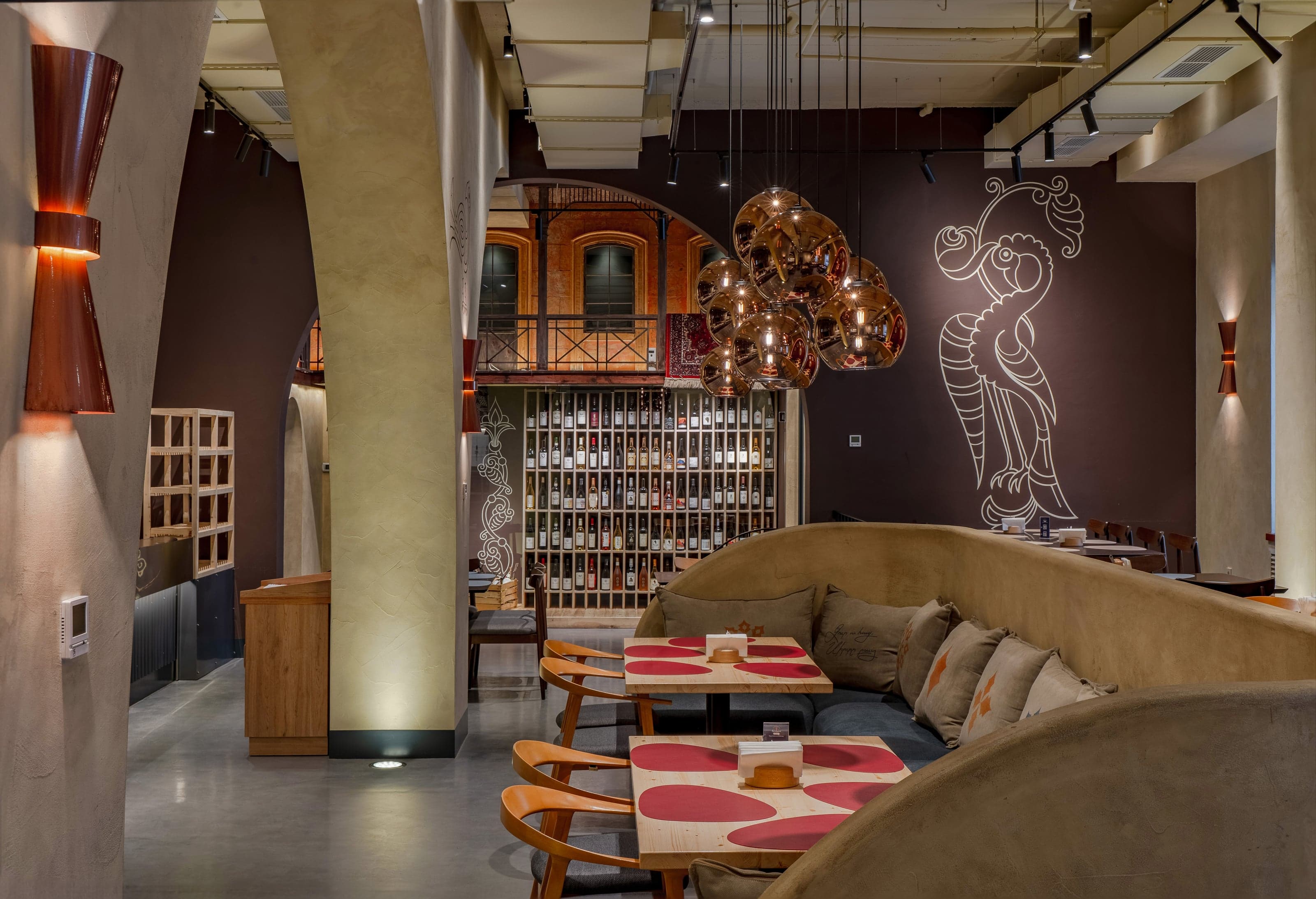Interior architecture for Kumkuma Restaurant