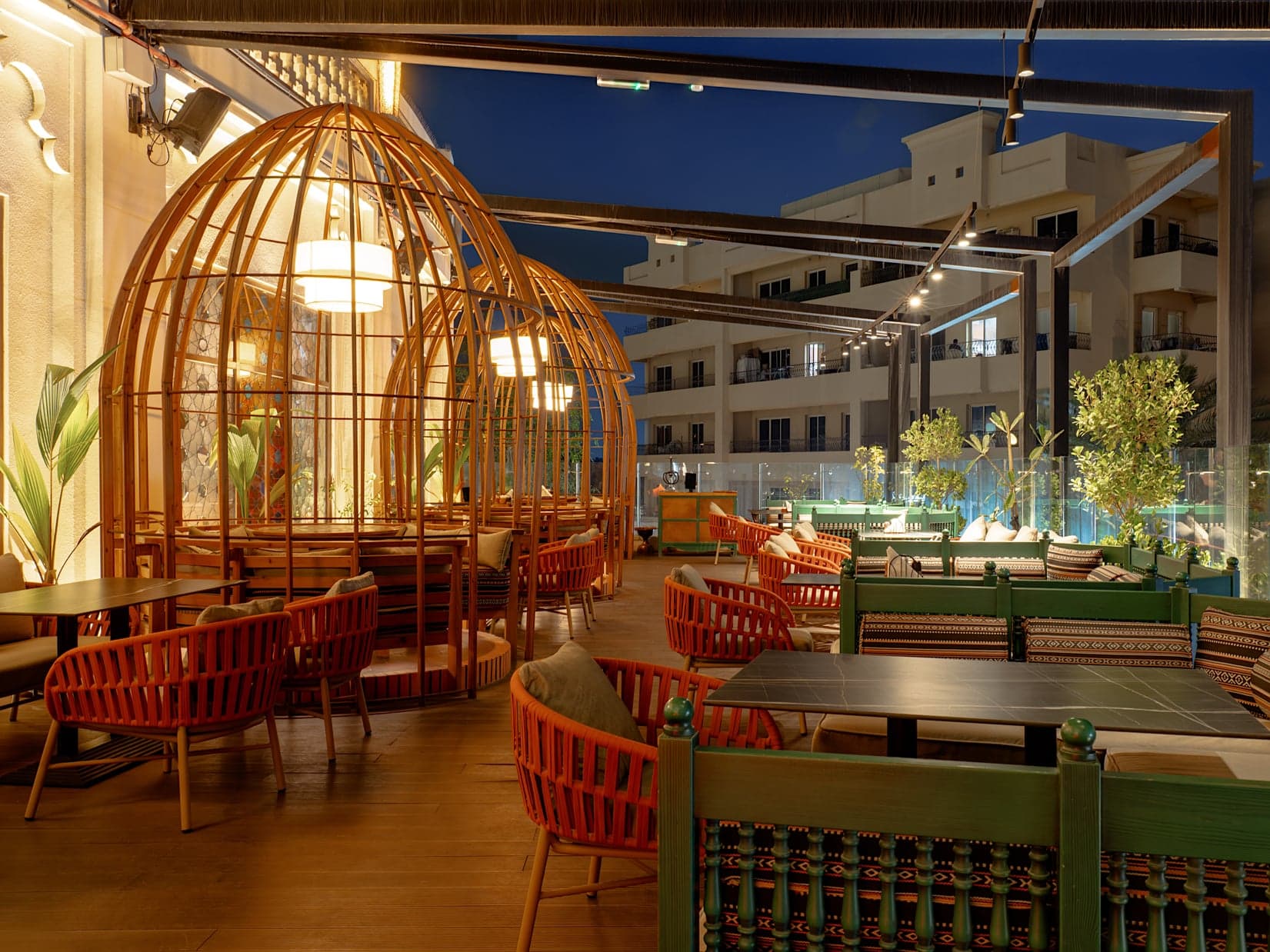 Central Asian restaurant architecture in the UAE
