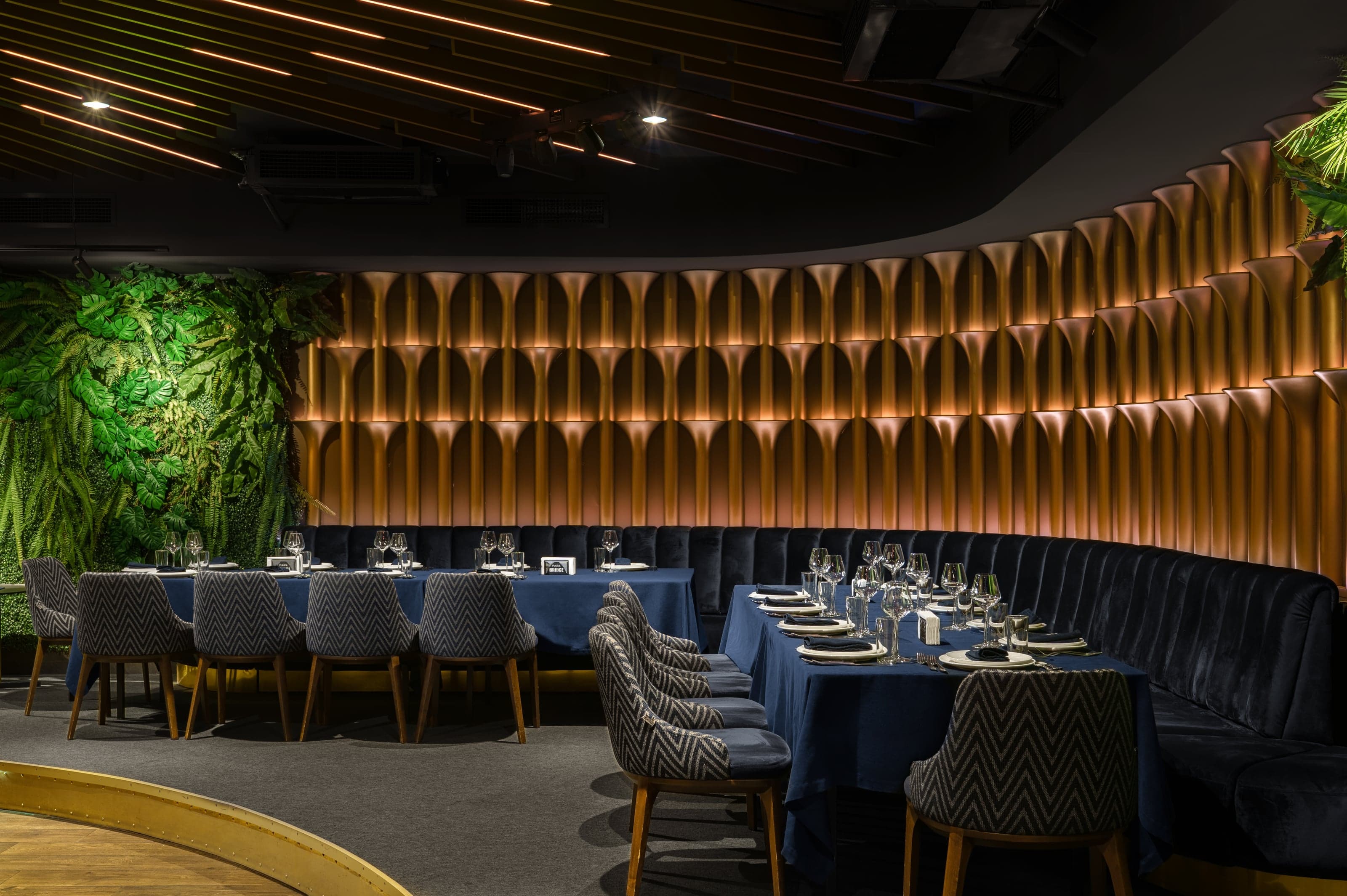 Hospitality interior architecture for Park Bridge
