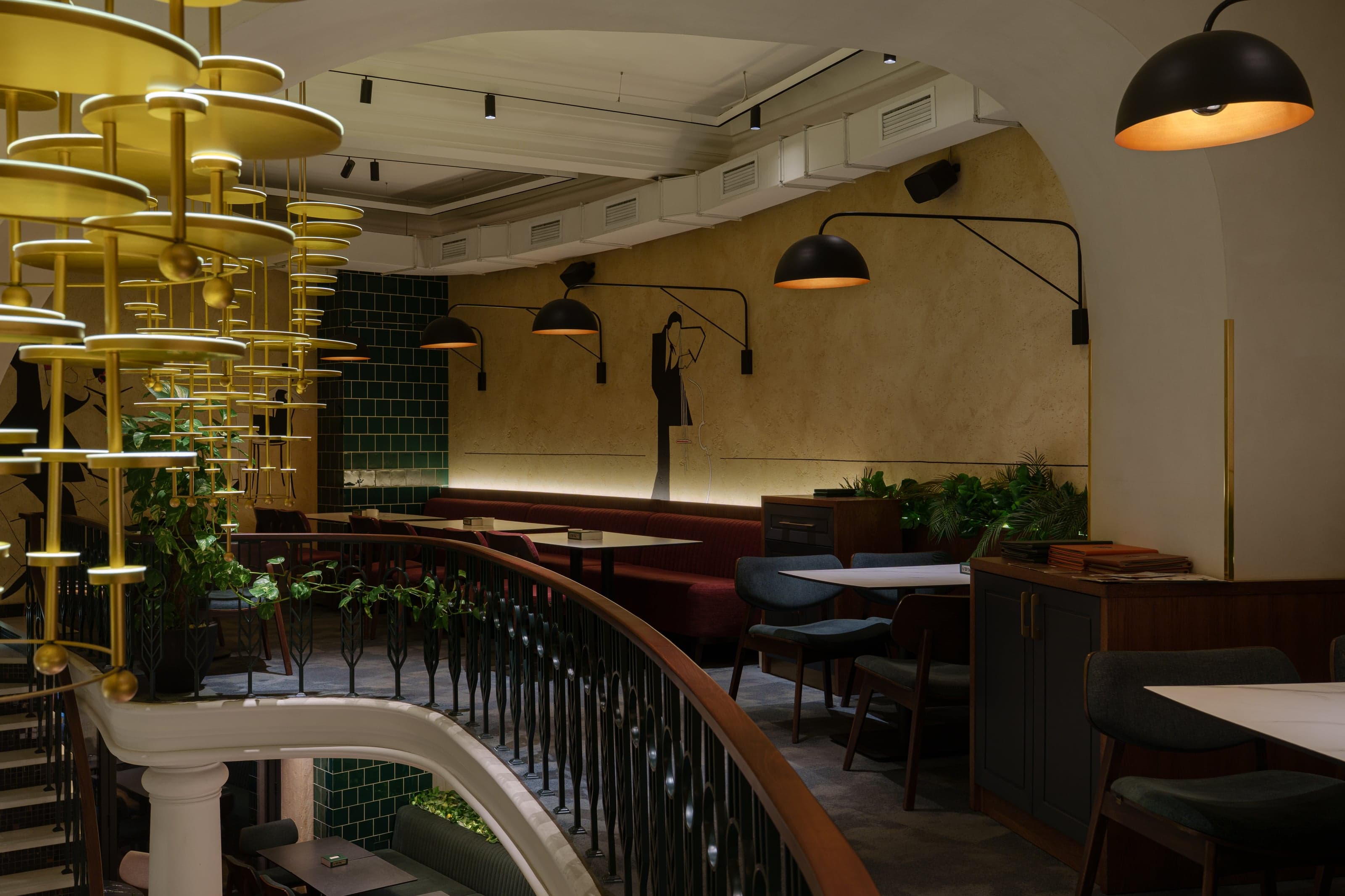 Interior architecture for Storia Restaurant