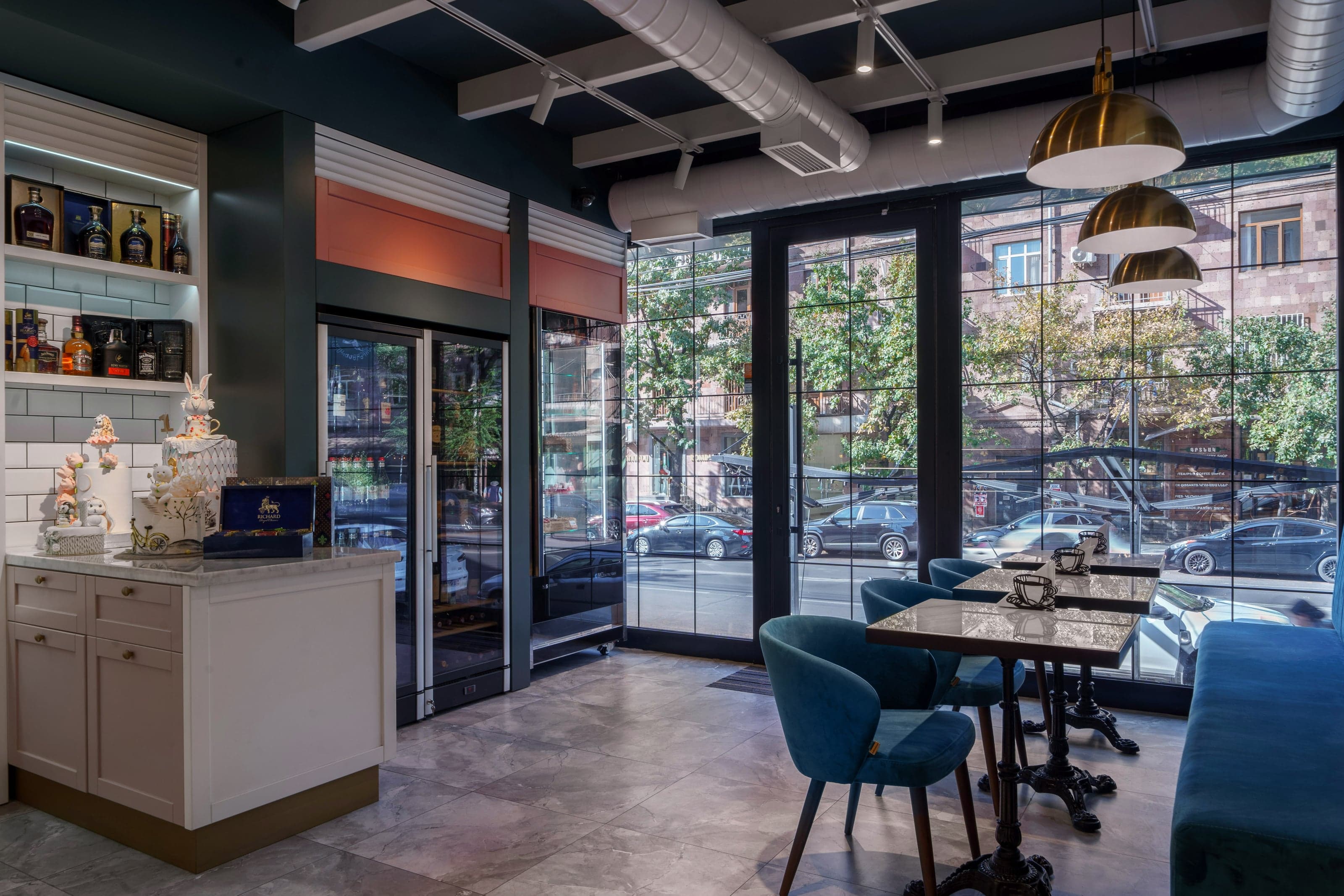 Interior architecture for Bourbon Pastry Shop