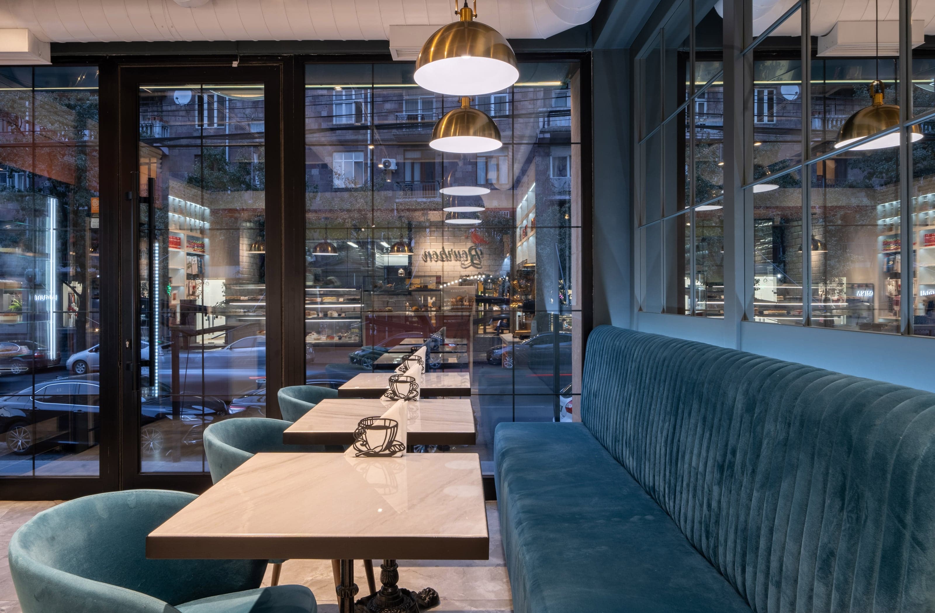 Contemporary pastry shop and café in Yerevan