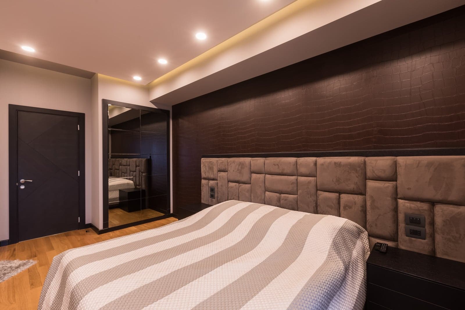Modern bedroom interior design in Yerevan