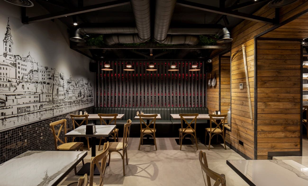 Grillian Balkan Restaurant designed by IMAGEMAN Studio