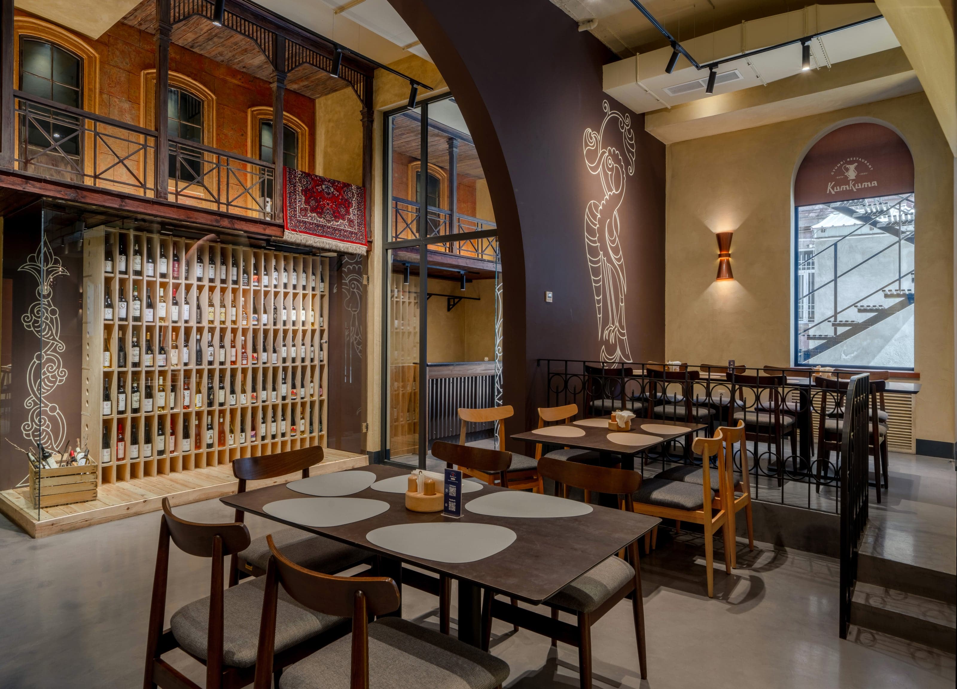 Kumkuma Restaurant designed by IMAGEMAN Studio